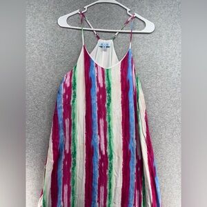 She + Sky Multicolor Brushstroke Dress